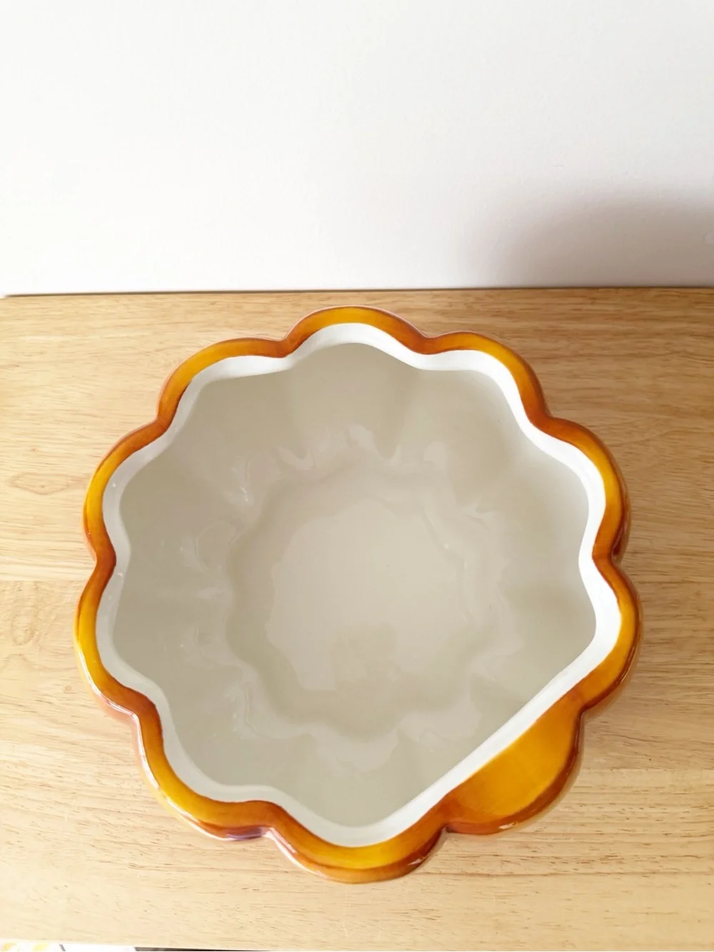 Pier 1 Hand Painted Dolomite Ceramic Pumpkin Soup Tureen Covered Casserole Dish